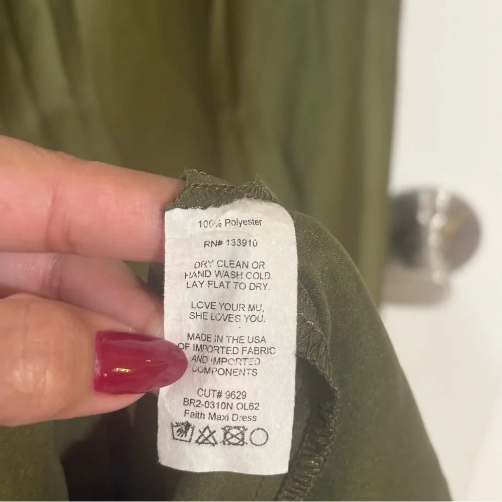 Show Me Your MuMu Sage Green Maxi Dress - Picture 11 of 11